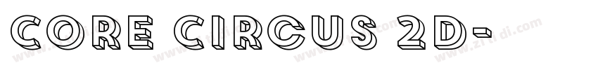 Core Circus 2D字体转换
